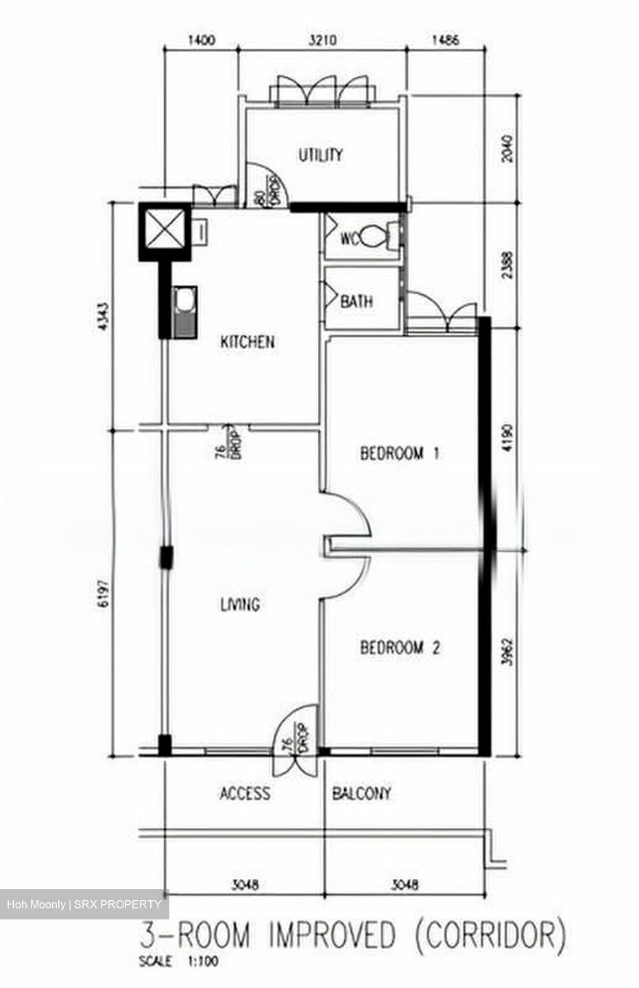 Blk 130 KIM TIAN VISTA (Bukit Merah), HDB 3 Rooms #578661011